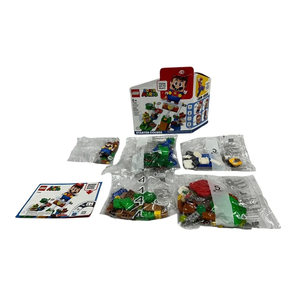 LEGO Super Mario 71360 Starter Course Complete Open Box Bags 3-5 Sealed
